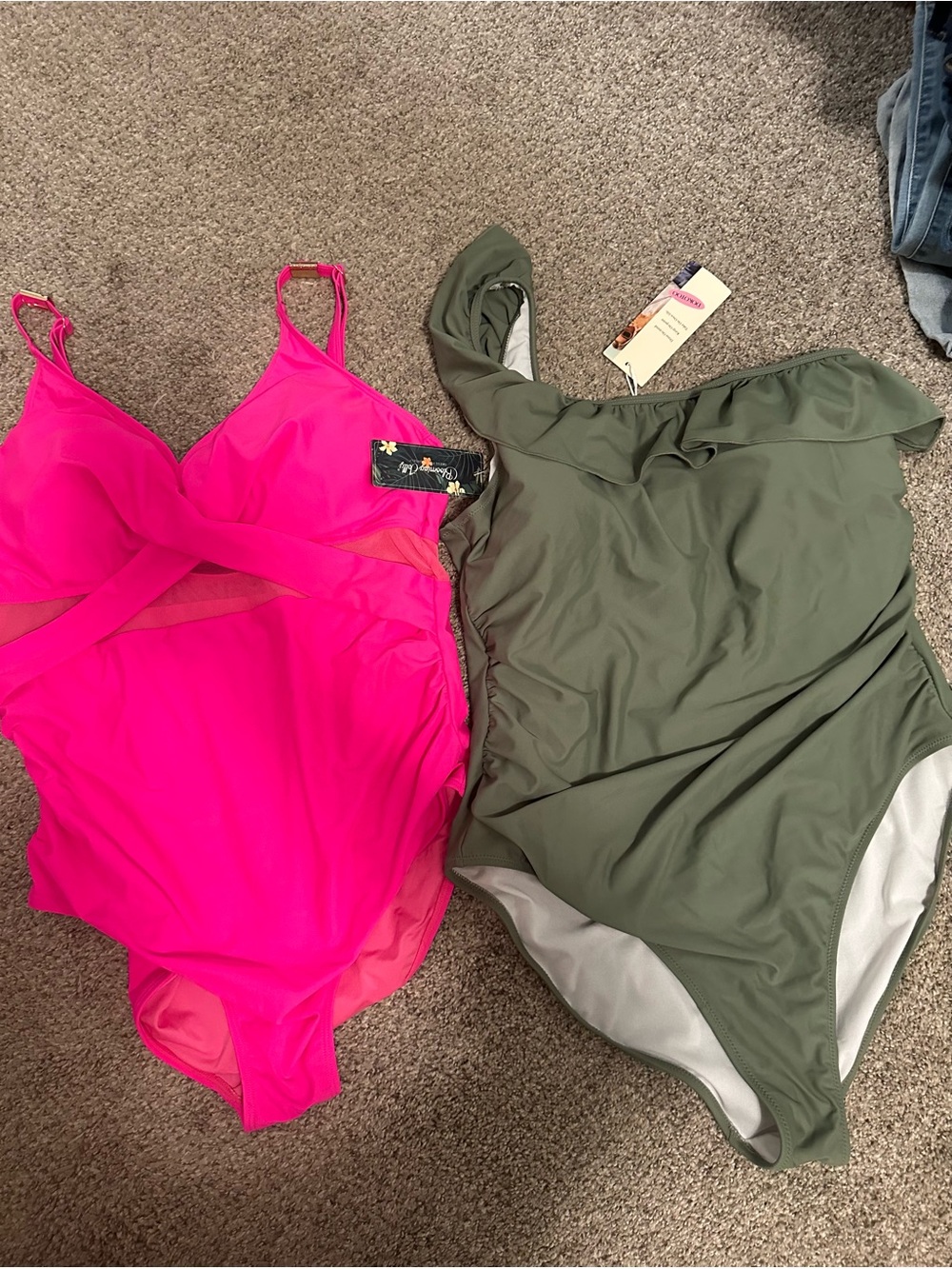 Women’s One-Piece Swimsuit - Hot Pink